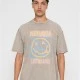 Мъжка тениска в бежов цвят Mister Tee Lithium Oversize, Тениски - Hoodstyle.bg
