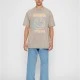 Мъжка тениска в бежов цвят Mister Tee Lithium Oversize, Тениски - Hoodstyle.bg