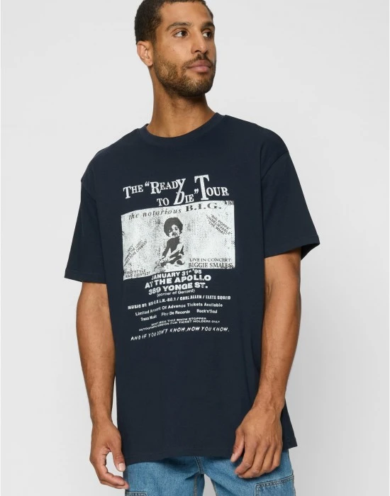 Тениска Bigie Retro Poster Tee navy XXL