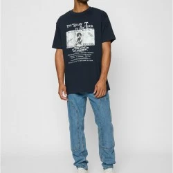 Тениска Bigie Retro Poster Tee navy XXL