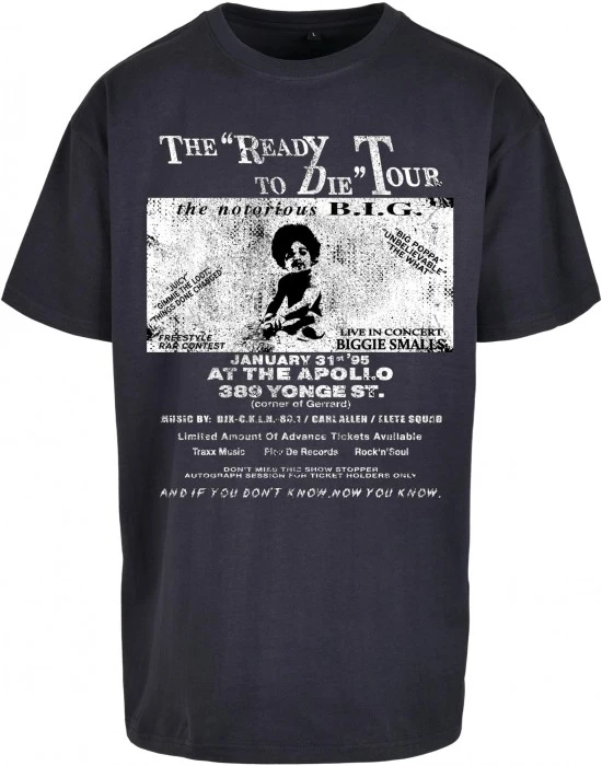 Тениска Bigie Retro Poster Tee navy XXL