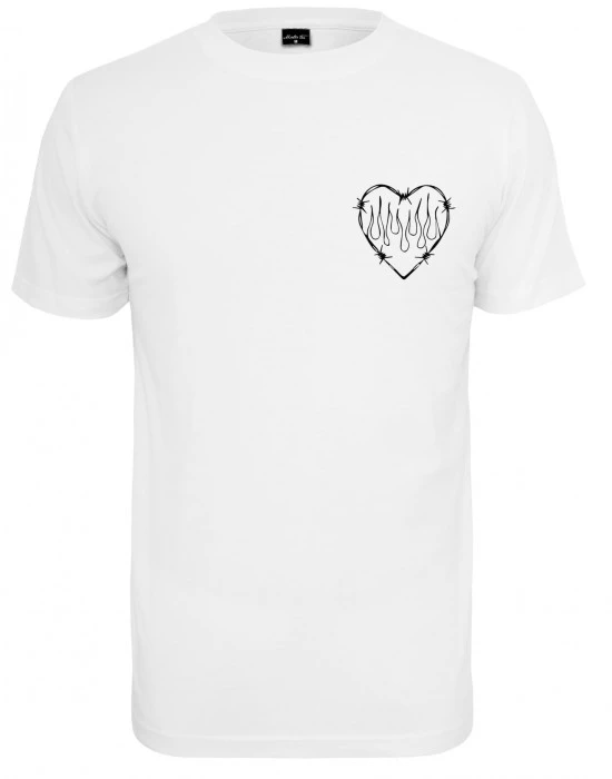 Тениска Burning Hearts Tee white XS
