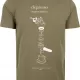 Мъжка тениска в цвят маслина  Mister Tee Depresso, Тениски - Hoodstyle.bg