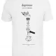 Мъжка тениска в бял цвят Mister Tee Depresso, Тениски - Hoodstyle.bg