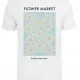 Дамска тениска в бял цвят Mister Tee Flower Market, Тениски - Hoodstyle.bg