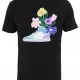 Дамска тениска в черен цвят Mister Tee Flower Sneaker, Тениски - Hoodstyle.bg