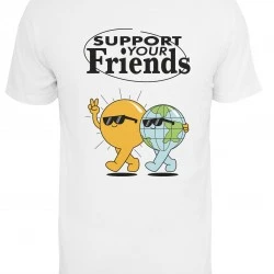 Тениска Support your Friends Tee white XXL