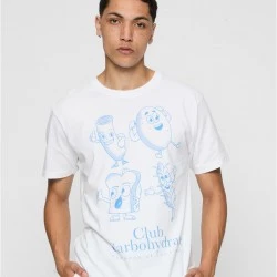 Тениска Club Carbohydrate Tee white XXL