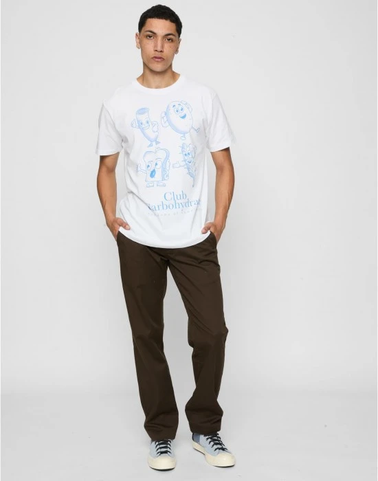 Тениска Club Carbohydrate Tee white XXL