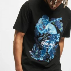 Мъжка тениска в черен цвят Mister Tee Home Run Oversize