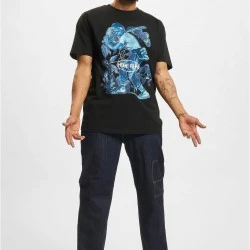 Мъжка тениска в черен цвят Mister Tee Home Run Oversize