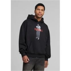 Biggie Smalls Concrete Heavy Oversize Hoody black XXL