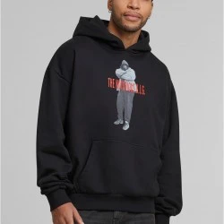 Biggie Smalls Concrete Heavy Oversize Hoody black XXL