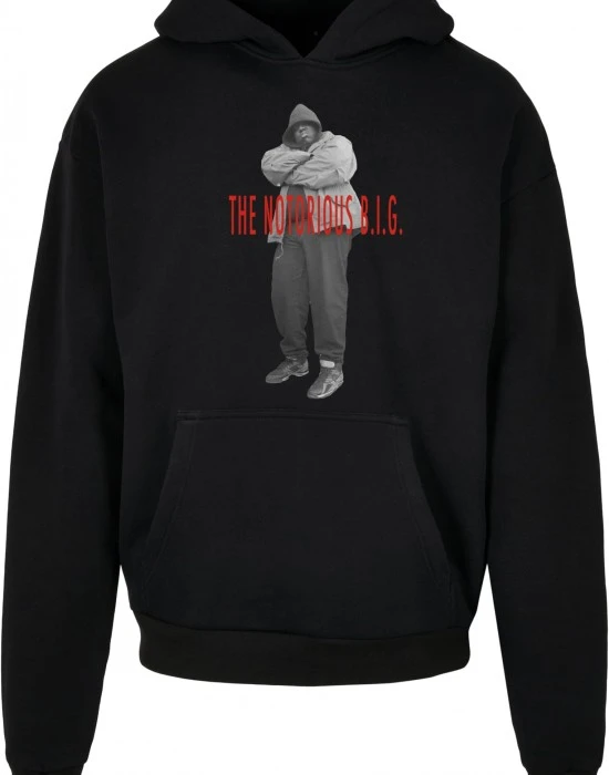 Biggie Smalls Concrete Heavy Oversize Hoody black XXL
