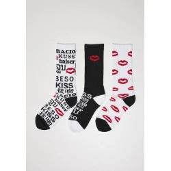 Комплект три чифта чорапи на целувки Mister Tee Kiss