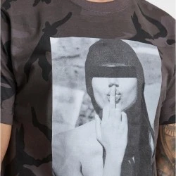 Тениска F#?KIT Tee dark camo XXL