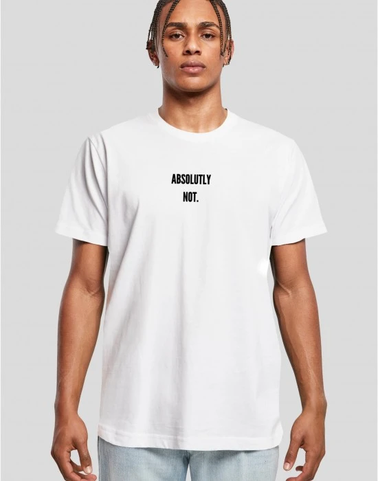 Мъжка тениска в бяло Mister Tee Absolutely Not, Тениски - Hoodstyle.bg