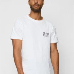 Тениска No Hard Feelings Tee white XXL