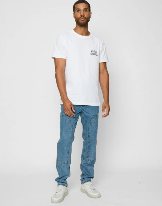 Тениска No Hard Feelings Tee white XXL