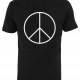 Тениска Peace Tee black XXL