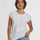Тениска Ladies Cocktail O'Clock Tee T-Shirt Round Neck white XXL