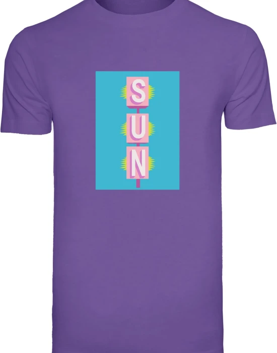 Тениска Sun Tee T-Shirt Round Neck ultraviolet XL