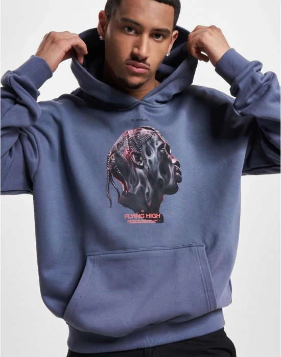 Мъжки суичър в синьо Mister Tee Flying High Oversize, Суичъри - Hoodstyle.bg