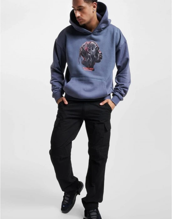 Мъжки суичър в синьо Mister Tee Flying High Oversize, Суичъри - Hoodstyle.bg