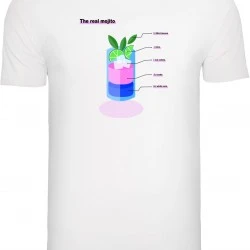 Тениска The Real Mojito Tee white XXL