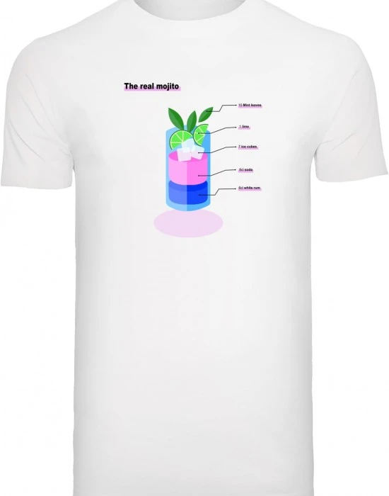Тениска The Real Mojito Tee white XXL