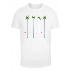Тениска Miami Palms Tee white XXL