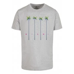 Тениска Miami Palms Tee heather grey XXL