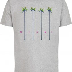 Тениска Miami Palms Tee heather grey XXL