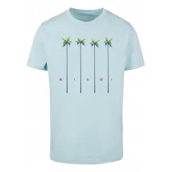 Тениска Miami Palms Tee ocean blue XXL