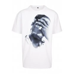 Мъжка тениска в бял цвят Mister Tee 4 AM Oversize