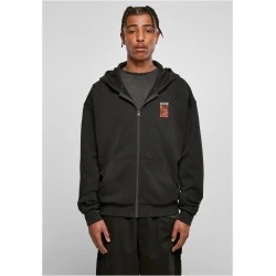 Puffer Peace Heavy Oversize Zip Hoody black XXL