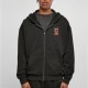 Puffer Peace Heavy Oversize Zip Hoody black XXL