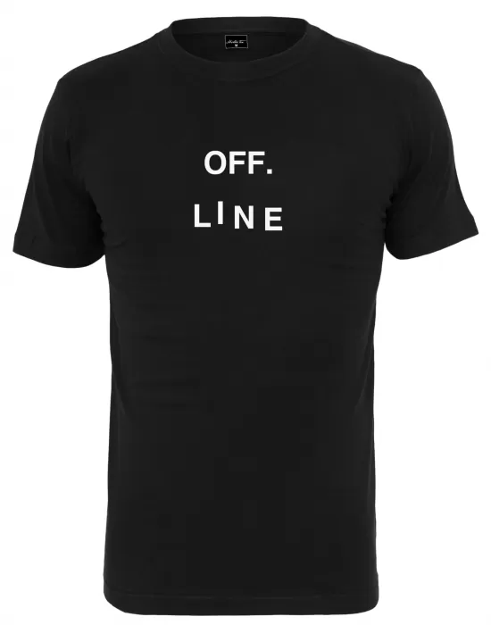 Мъжка тениска в черен цвят Mister Tee Off Line, Тениски - Hoodstyle.bg