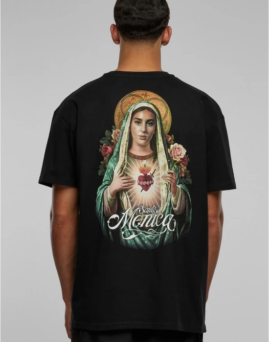 Тениска Santa Monica Oversize Tee black XXL