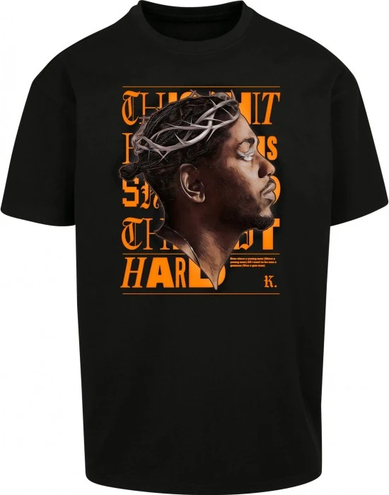 Тениска в черен цвят Mister Tee Kendrick Lamar K-Dot Oversize, Овърсайз - Hoodstyle.bg