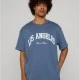 Тениска L.A. College Oversize Tee vintageblue XXL