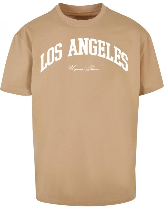 Тениска L.A. College Oversize Tee unionbeige XXL