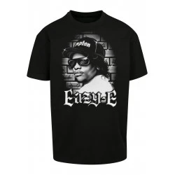 Мъжка тениска в черен цвят Mister Tee Eazy-E Paintbrush Oversize