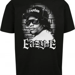 Мъжка тениска в черен цвят Mister Tee Eazy-E Paintbrush Oversize