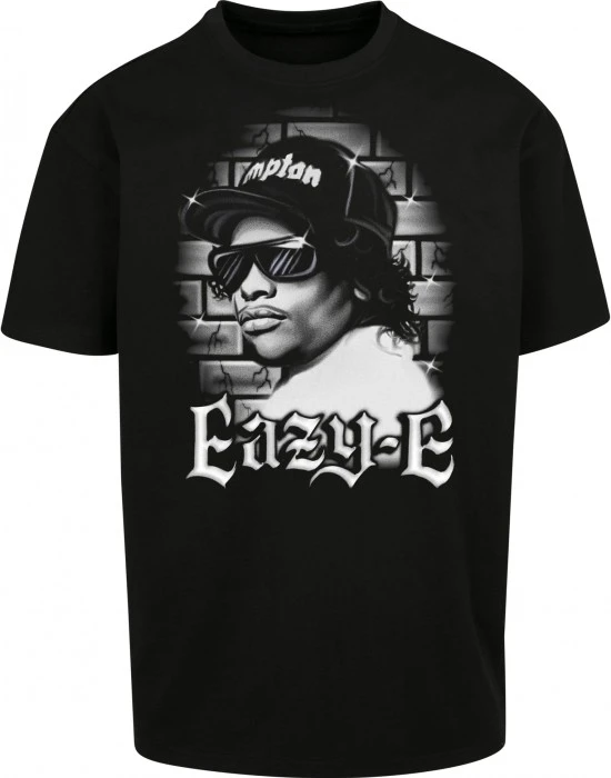Мъжка тениска в черен цвят Mister Tee Eazy-E Paintbrush Oversize, Овърсайз - Hoodstyle.bg