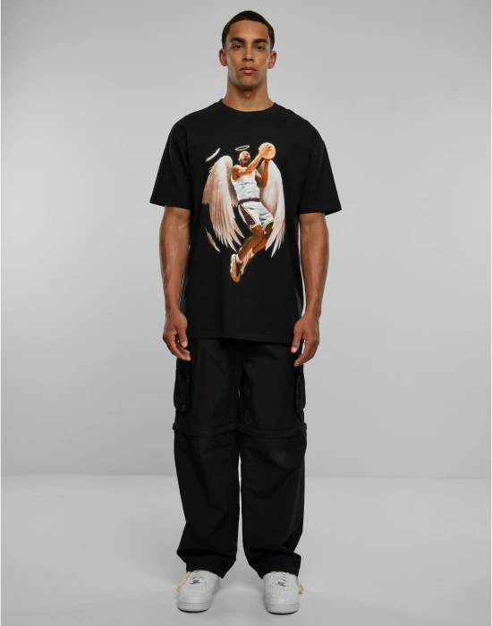 Мъжка тениска в черен цвят Immortal Oversize, Овърсайз - Hoodstyle.bg