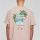 Тениска California Motel Oversize Tee duskrose XXL