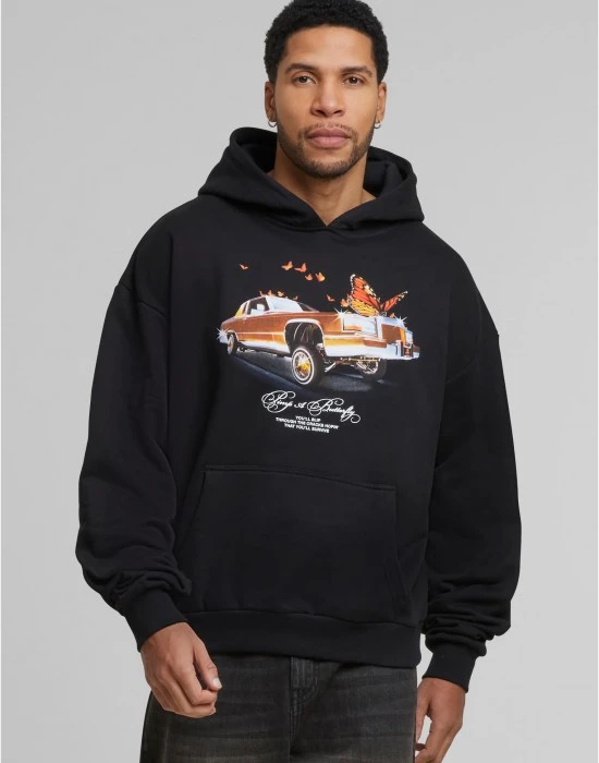Pimp a Butterfly Heavy Oversize Hoody black XXL