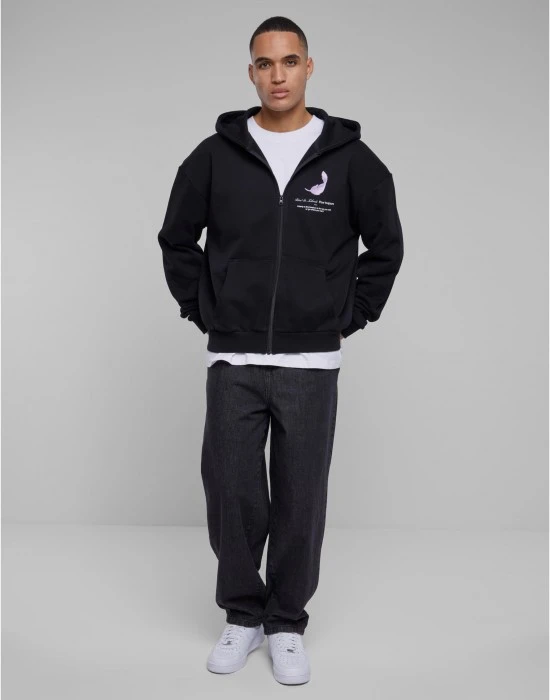 Vive La Liberte Heavy Oversize Zip Hoody black XXL