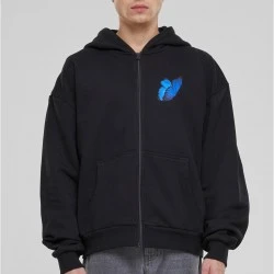 Le Papillon Heavy Oversize Zip Hoody black XXL